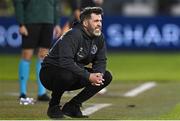 23 July 2024; Shamrock Rovers manager Stephen Bradley during the UEFA Champions League second qualifying round first leg match between Shamrock Rovers and Sparta Prague at Tallaght Stadium in Dublin. Photo by Harry Murphy/Sportsfile