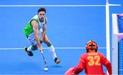 24 July 2024; Daragh Walsh of Team Ireland during the Men's Hockey warm up match between Ireland and South Africa at the Yves-du-Manoir Stadium during the 2024 Paris Summer Olympic Games in Paris, France. Photo by Stephen McCarthy/Sportsfile