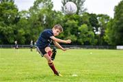 24 July 2024; Aaron Murphy during the Bank of Ireland Leinster Rugby Summer Camp at De la Salle Palmerston Rugby Club in Dublin. Photo by Stephen Marken/Sportsfile