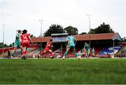 24 July 2024; A general view of match action during the Avenir Sports All-Island Cup semi-final match between Shelbourne and Shamrock Rovers at Tolka Park in Dublin. Photo by Thomas Flinkow/Sportsfile