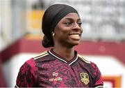 24 July 2024; Rola Olusola of Galway United before the Avenir Sports All-Island Cup semi-final match between Galway United and Wexford at Eamonn Deacy Park in Galway. Photo by Tom Beary/Sportsfile