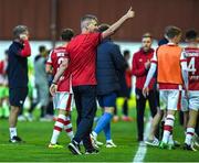 25 July 2024; Stephen Kenny manager of St Patrick's Athletic after the UEFA Conference League second qualifying round first leg match between St Patrick's Athletic and FC Vaduz at Richmond Park in Dublin. Photo by Matt Browne/Sportsfile