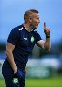 26 July 2024; Bray Wanderers assistant head coach Lorcan Fitzgerald during the SSE Airtricity Men's First Division match between Bray Wanderers and Wexford at Carlisle Grounds in Bray, Wicklow. Photo by Thomas Flinkow/Sportsfile
