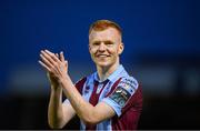 26 July 2024; Shane Farrell of Drogheda after his side's victory in the SSE Airtricity Men's Premier Division match between Drogheda United and Waterford at Weavers Park in Drogheda, Louth. Photo by Shauna Clinton/Sportsfile