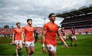 28 July 2024; Rory Grugan of Armagh before the GAA Football All-Ireland Senior Championship Final match between Armagh and Galway at Croke Park in Dublin. Photo by Ramsey Cardy/Sportsfile