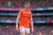 28 July 2024; Rory Grugan of Armagh during the GAA Football All-Ireland Senior Championship Final match between Armagh and Galway at Croke Park in Dublin. Photo by Ben McShane/Sportsfile