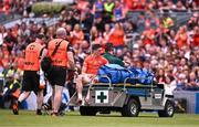 28 July 2024; Rory Grugan of Armagh is treated for an injury during the GAA Football All-Ireland Senior Championship Final match between Armagh and Galway at Croke Park in Dublin. Photo by Ben McShane/Sportsfile