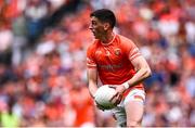 28 July 2024; Rory Grugan of Armagh during the GAA Football All-Ireland Senior Championship Final match between Armagh and Galway at Croke Park in Dublin. Photo by Ramsey Cardy/Sportsfile