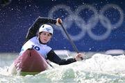 30 July 2024; Michaela Corcoran of Team Ireland in action during the heats of the women’s C1 canoe slalom at the Vaires-sur-Marne Nautical Stadium during the 2024 Paris Summer Olympic Games in Paris, France. Photo by Stephen McCarthy/Sportsfile