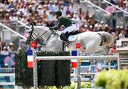 2 August 2024; Shane Sweetnam of Team Ireland riding James Kann Cruz during the jumping team final at the Château de Versailles during the 2024 Paris Summer Olympic Games in Paris, France. Photo by Stephen McCarthy/Sportsfile