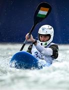 2 August 2024; Liam Jegou of Team Ireland in action during the men's kayak cross time trial at the Vaires-sur-Marne Nautical Stadium during the 2024 Paris Summer Olympic Games in Paris, France. Photo by Brendan Moran/Sportsfile