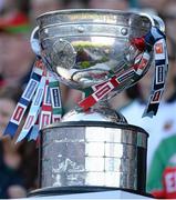 22 September 2013; A general view of the Sam Maguire Cup during the game. GAA Football All-Ireland Senior Championship Final, Dublin v Mayo, Croke Park, Dublin. Picture credit: Stephen McCarthy / SPORTSFILE