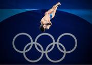 6 August 2024; Jules Bouyer of Team France in action during the men's 3m springboard preliminary round at the Aquatics Centre during the 2024 Paris Summer Olympic Games in Paris, France. Photo by Brendan Moran/Sportsfile