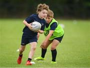 9 August 2024; Robbie McGrath in action during the Bank of Ireland Leinster Rugby Summer Camp at Kilkenny RFC in Kilkenny. Photo by Matt Browne/Sportsfile