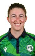 10 August 2024; Arlene Kelly during an Ireland Women's cricket squad portraits session at Pembroke Cricket Club in Dublin. Photo by Seb Daly/Sportsfile