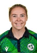 10 August 2024; Cara Murray during an Ireland Women's cricket squad portraits session at Pembroke Cricket Club in Dublin. Photo by Seb Daly/Sportsfile