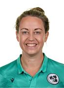 10 August 2024; Team manager Beth Healy during an Ireland Women's cricket squad portraits session at Pembroke Cricket Club in Dublin. Photo by Seb Daly/Sportsfile