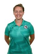 10 August 2024; Team manager Beth Healy during an Ireland Women's cricket squad portraits session at Pembroke Cricket Club in Dublin. Photo by Seb Daly/Sportsfile