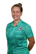 10 August 2024; Team manager Beth Healy during an Ireland Women's cricket squad portraits session at Pembroke Cricket Club in Dublin. Photo by Seb Daly/Sportsfile