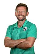 10 August 2024; Head coach Ed Joyce during an Ireland Women's cricket squad portraits session at Pembroke Cricket Club in Dublin. Photo by Seb Daly/Sportsfile