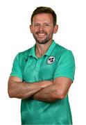 10 August 2024; Head coach Ed Joyce during an Ireland Women's cricket squad portraits session at Pembroke Cricket Club in Dublin. Photo by Seb Daly/Sportsfile