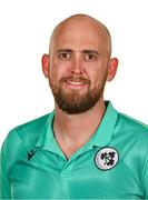 10 August 2024; Spin bowling coach James Cameron during an Ireland Women's cricket squad portraits session at Pembroke Cricket Club in Dublin. Photo by Seb Daly/Sportsfile