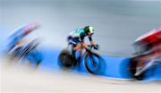 11 August 2024; Lara Gillespie of Team Ireland during the women's omnium scratch race at the Saint-Quentin-en-Yvelines National Velodrome during the 2024 Paris Summer Olympic Games in Paris, France. Photo by David Fitzgerald/Sportsfile