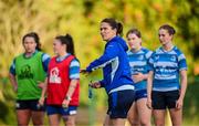 13 August 2024; Head coach Tania Rosser during a Leinster Rugby women's training session at The High School in Rathgar, Dublin. Photo by Shauna Clinton/Sportsfile