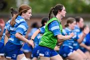 13 August 2024; Leah Kearney, centre, during a Leinster Rugby women's training session at The High School in Rathgar, Dublin. Photo by Shauna Clinton/Sportsfile