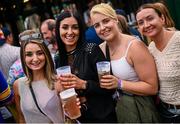 16 August 2024; Festival goers pictured at Heineken® House at Electric Picnic in Stradbally, Laois. Making its Irish debut after huge success at global festivals, Heineken® House puts festival goers front and centre with elevated areas, immersive dj experience and raised dance platforms. Production will elevate this unique build, with stunning visual and lighting design to create a spectacle that is a must see this Electric Picnic. Heineken® continues to champion Irish talent with a full lineup of local talent across the three days. Photo by Ramsey Cardy/Sportsfile