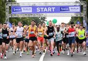 17 August 2024; Runners at the start during the Irish Life Dublin Race Series Frank Duffy 10 Mile at Phoenix Park in Dublin. Photo by David Fitzgerald/Sportsfile