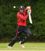 22 August 2024; Mark Adrianatos of Munster Reds in action during the Cricket Ireland Inter-Provincial Cup match between Munster Reds and Northern Knights at The Mardyke in Cork. Photo by Matt Browne/Sportsfile