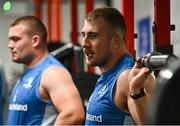 22 August 2024; John McKee during a Leinster Rugby squad gym session at Enniscorthy RFC in Wexford. Photo by Seb Daly/Sportsfile