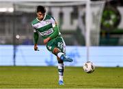 25 August 2024; Danny Mandroiu of Shamrock Rovers during the SSE Airtricity Men's Premier Division match between Shamrock Rovers and Galway United at Tallaght Stadium in Dublin. Photo by Ben McShane/Sportsfile