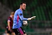 25 August 2024; Galway United goalkeeper Brendan Clarke during the SSE Airtricity Men's Premier Division match between Shamrock Rovers and Galway United at Tallaght Stadium in Dublin. Photo by Ben McShane/Sportsfile