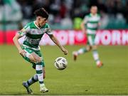 29 August 2024; Cory O'Sullivan of Shamrock Rovers during the UEFA Europa League play-off second leg match between Shamrock Rovers and PAOK at Tallaght Stadium in Dublin. Photo by Thomas Flinkow/Sportsfile