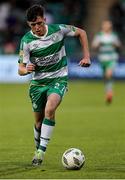 29 August 2024; Cory O'Sullivan of Shamrock Rovers during the UEFA Europa League play-off second leg match between Shamrock Rovers and PAOK at Tallaght Stadium in Dublin. Photo by Thomas Flinkow/Sportsfile