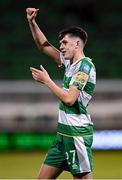 29 August 2024; Cory O'Sullivan of Shamrock Rovers after the UEFA Europa League play-off second leg match between Shamrock Rovers and PAOK at Tallaght Stadium in Dublin. Photo by Seb Daly/Sportsfile