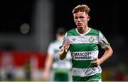 29 August 2024; Conan Noonan of Shamrock Rovers during the UEFA Europa League play-off second leg match between Shamrock Rovers and PAOK at Tallaght Stadium in Dublin. Photo by Seb Daly/Sportsfile