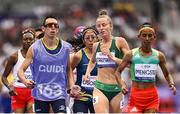 31 August 2024; Greta Streimikyte of Ireland, second from right, in action during the Women's 1500m T13 final on day three of the Paris 2024 Paralympic Games at Stade de France in Paris, France. Photo by Ramsey Cardy/Sportsfile