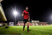 30 August 2024; Francis Campbell of Longford Town leaves the pitch during a substitution during the SSE Airtricity Men's First Division match between Cork City and Longford Town at Turner's Cross in Cork. Photo by Michael P Ryan/Sportsfile