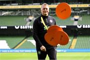 6 September 2024; Head coach Heimir Hallgrimsson during a Republic of Ireland training session at the Aviva Stadium in Dublin. Photo by Stephen McCarthy/Sportsfile