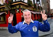 6 September 2024; England supporter Terry Gregory from Bristol in Temple Bar before the UEFA Nations League B match between Republic of Ireland and England at Aviva Stadium in Dublin. Photo by David Fitzgerald/Sportsfile