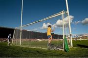 14 September 2013; An umpire keeps a close eye on the action. Bord Gáis Energy GAA Hurling Under 21 All-Ireland 'A' Championship Final, Antrim v Clare, Semple Stadium, Thurles, Co. Tipperary. Picture credit: Ray McManus / SPORTSFILE