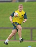 24 September 2013; Munster's John Ryan in action during squad training ahead of their Celtic League 2013/14 Round 4 game against Newport Gwent Dragons on Saturday. Munster Rugby Squad Training & Media Briefing, University of Limerick, Limerick. Picture credit: Diarmuid Greene / SPORTSFILE