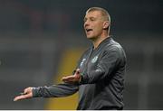 24 September 2013; Shamrock Rovers manager Trevor Croly. Airtricity League Premier Division, Limerick FC v Shamrock Rovers, Thomond Park, Limerick. Picture credit: Diarmuid Greene / SPORTSFILE