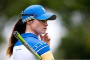 13 September 2024; Leona Maguire of Team Europe during the afternoon fourballs match on day one the Solheim Cup Matches at the Robert Trent Jones Golf Club in Gainesville, Virginia, USA. Photo by Tom Russo/Sportsfile