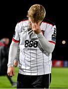 13 September 2024; Daryl Horgan of Dundalk after his side's defeat in the SSE Airtricity Men's Premier Division match between Waterford and Dundalk at the Regional Sports Centre in Waterford. Photo by Stephen Marken/Sportsfile