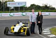 17 September 2024; Castrol has announced its return to Irish motorsport after 25 years, as the new title sponsor of Turn 1 at the Mondello Park International Race Circuit, which has been renamed and branded as ‘Castrol Corner’. The sponsorship is part of a new strategy to build and grow the Castrol brand in Ireland following the appointment of Certa, part of DCC plc, as Castrol’s sole Country Partner for Ireland and Northern Ireland. In attendance at the announcement is Niamh Gaffney, Retail Sales and Marketing Manager with Certa and Roddy Greene, Managing Director at Mondello Park. Photo by David Fitzgerald/Sportsfile