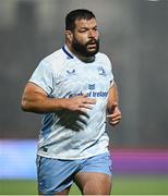 20 September 2024; Rabah Slimani of Leinster during the United Rugby Championship match between Edinburgh and Leinster at Hive Stadium in Edinburgh, Scotland. Photo by Seb Daly/Sportsfile